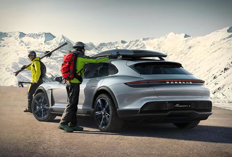 Porsche Mission E Cross Turismo - Yes, please All Porsche Models, Porsche Kit Car, Volkswagen Cross Sport, Porsche Mission E, Tesla Model 3 Performance, Porsche Commercial, Mission E, Sneakers Luxury, Car Racer