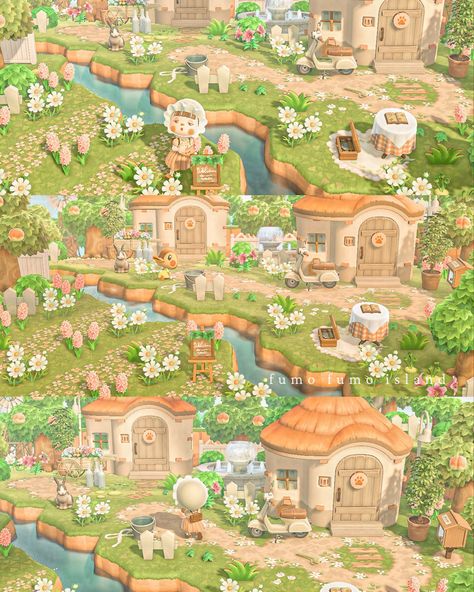 Cottagecore Animal Crossing, Acnh Cottagecore, Forest Cottage, Animal Crossing Wild World, Island Theme, Theme Nature, Baby Posters, Animal Crossing Pocket Camp, Island 2