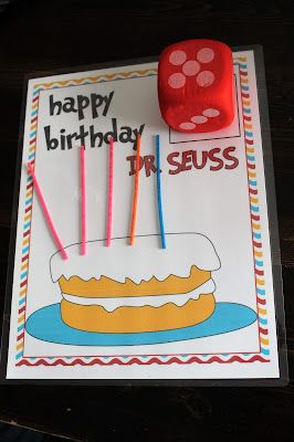 The Cozy Red Cottage: Dr. Seuss Preschool Fun (free printables) Dr Seuss Math Activities, Dr Seuss Printables Free, Dr Seuss Game, Dr Seuss Math, Dr Seuss Printables, Dr Seuss Preschool Activities, Mac And Me, February Preschool, Dr Seuss Cake