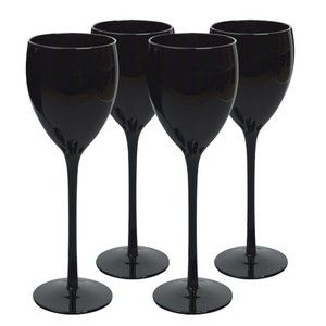 Gothic Dinner Party, Gothic Dinner, Black Dinner, Halloween Kitchen, Champagne Glasses, Midnight Black, Black Wedding, Joss And Main, Bars For Home