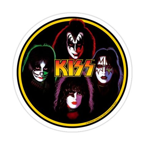 Decorate laptops, Hydro Flasks, cars and more with removable kiss-cut, vinyl decal stickers. Glossy, matte, and transparent options in various sizes. Super durable and water-resistant. Kiss Band Rock Stars by Fangpunk Kiss Logo, Rock Band Logos, Kiss Face, Band Stickers, Kiss Stickers, Kiss Band, Band Tattoo, Band Logos, Tattoo Sticker