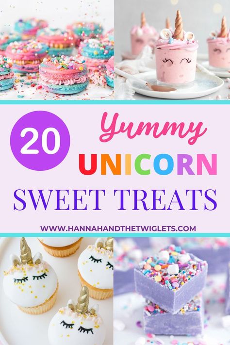 Diy Unicorn Party, Unicorn Candy, Rainbow Themed Birthday Party, Party Activities Kids, Unicorn Desserts, Family Baking, Diy Unicorn, Unicorn Party Favors, Unicorn Foods