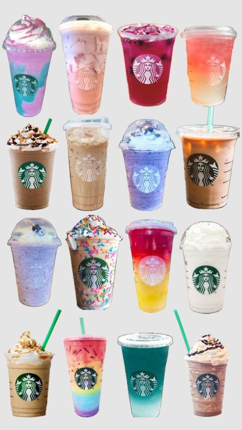 Starbucks Drinks Pictures, Starbucks Bebidas, Starbucks Copycat Recipes Drinks, Starbucks Pictures, Starbucks Water, Drinks Starbucks, Secret Starbucks Recipes, Iced Starbucks Drinks, Secret Starbucks Drinks