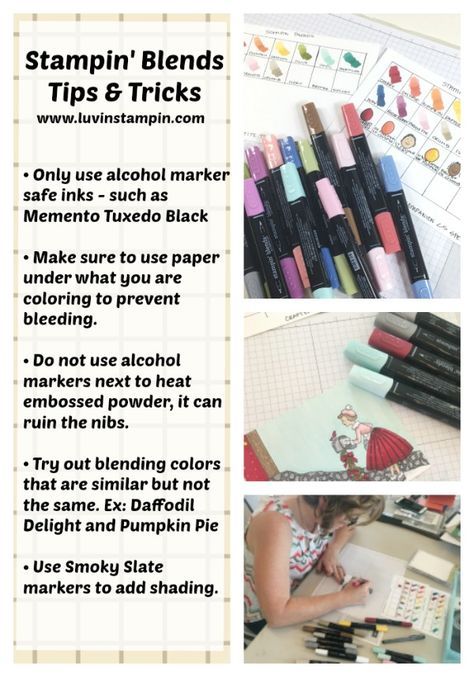 Stampin Up Markers, Loving Boyfriend, Card Making Tools, Stampin Blends, Art And Craft Ideas, Blender Pen, Stamp Tutorial, Storage Tips, Card Making Tips