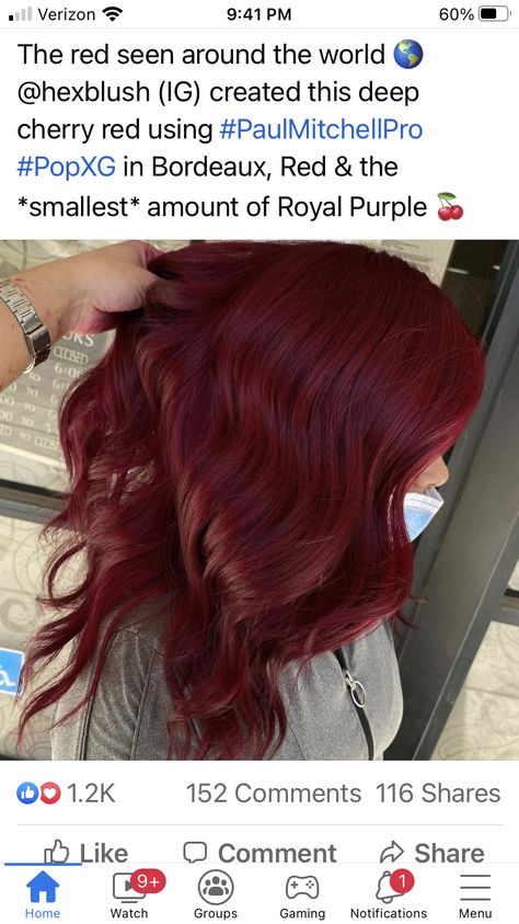 Paul Mitchell Color Formulas Red, Pravana Red Hair Formula, Red Color Formulas, Red Hair Color Formulas, Red Hair Formulas, Pravana Red, Blonde 2023, Blood Red Hair, Red Hair With Bangs