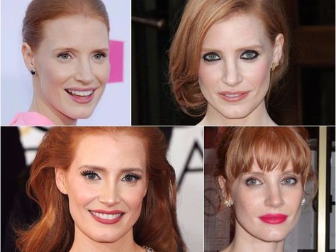 Jessica Chastain, Riverdale, Make Up, Makeup