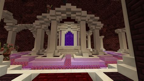 Minecraft Nether Hub, Nether Base, Nether Hub, Minecraft Temple, Minecraft Storage, Minecraft Portal, Minecraft Base, Nether Portal, Hub Design