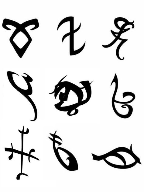 Tattoos of Jaces'runes in shadowhunters Shadowhunters Runes, Runes Tattoo, Rune Tattoo, Abstract Tattoo, Shadow Hunters, Reading Journal, Shadowhunters, Runes, My Style