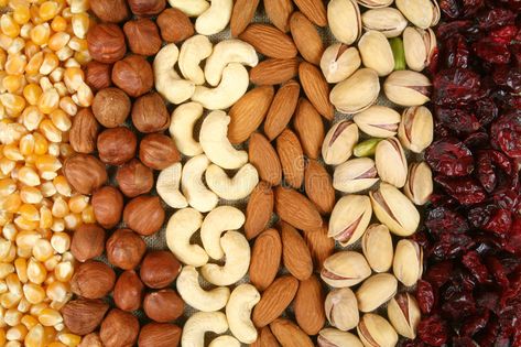 Nuts. And corn - hazel, cashews, almonds, pistachios background, dried cranberri , #affiliate, #cashews, #almonds, #hazel, #Nuts, #corn #ad Hazel Nut, Sauce Pesto, Punjabi Food, Food Stock, Nut Snacks, Popular Snacks, South Indian Food, Dried Cranberries, Dried Fruit