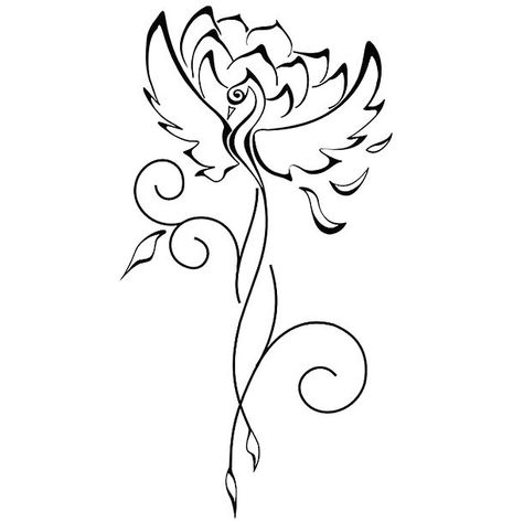 A creative tattoo art for girls. A phoenix with a lotus mean rebirth, change and new beginning. Style: Fine Line. Color: Black. Tags: Creative, Great Rebirth Tattoo, Change Tattoo, Lotus Flower Tattoo Meaning, Tattoo Samples, Flower Tattoo Meanings, Lotus Tattoo Design, Tato Henna, Kunst Tattoos, Inspiration Tattoos