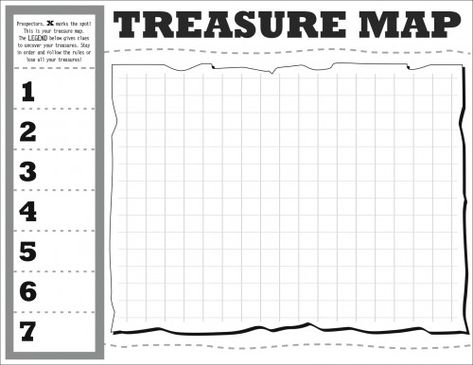 MyWay Blank Treasure Map, Treasure Map Template, Treasure Maps For Kids, Teaching Maps, Pirate Unit, Cub Scouts Wolf, Wolf Scouts, Pirate Map, Classroom Wishlist