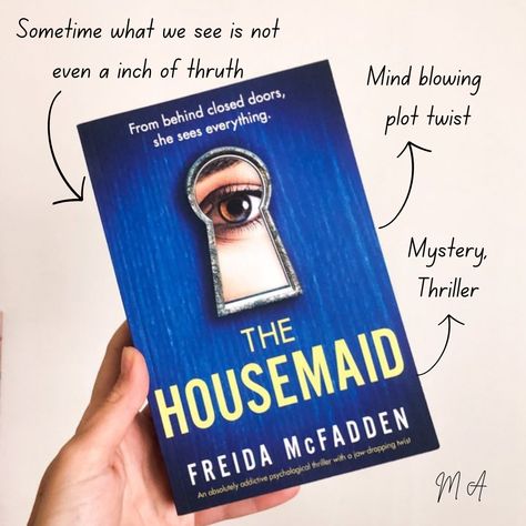 Book Review: The Housemaid by Freida McFadden The Housemaid Book, Housemaid Book, The Housemaid, Freida Mcfadden, Book Tropes, Wealthy Family, Winter Arc, Tbr List, About Me Blog