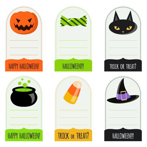 Halloween Gift Tags Printable Free, Play Dough Gift, Printable Halloween Tags, Halloween Gift Tags, Halloween Names, Halloween Gift Bags, Halloween Goodie Bags, Free Printable Tags, Halloween Labels