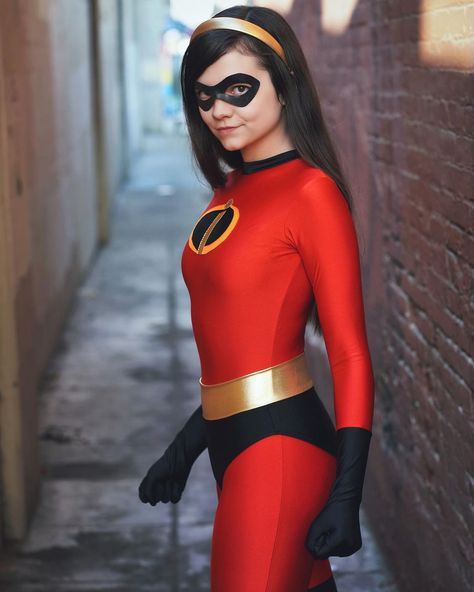 Incredibles Cosplay, Violet Parr, Mine Forever, Ariana Grande Outfits, Creative Costumes, Cool Halloween Costumes, Tights Outfit, Catsuit, Cosplay Anime