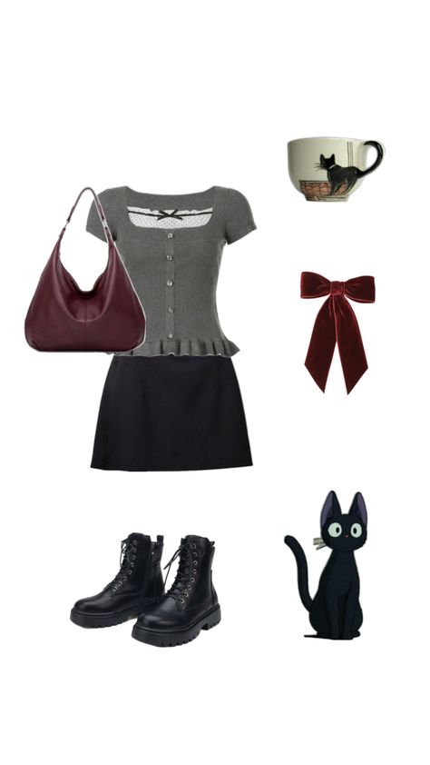 Ghibli Outfits, Clothing Studio, Kiki's Delivery Service, Clothes Style, Delivery Service, Studio Ghibli, Pretty Outfits, Outfit Inspirations, Witch