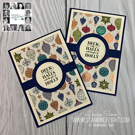 Stampin Up Brightly Gleaming, Handmade Christmas Cards, What Team, Homemade Christmas Cards, Stampin Up Christmas Cards, Christmas Card Crafts, Diy Christmas Cards, Christmas Holiday Cards, Christmas Cards To Make