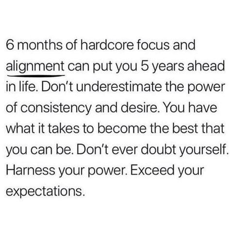 6 months of hardcore focus and alignment can put you on a whole new level 👊 Keep grinding, stay motivated, and watch yourself grow 🔥 🌟 Believe in your journey and trust the process 💪 Let's go! #hardworkpaysoff #staymotivated #believeinyourself #trusttheprocess #goalgetter #LearningJourney Distraction Quotes, Keep Grinding, Entrepreneurship Quotes, Year Quotes, New Year New Me, Girl Boss Quotes, Trust The Process, Stay Motivated, Self Quotes