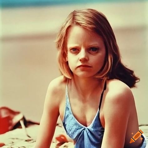 Young jodie foster at the beach on Craiyon Jodie Foster Hot, Jodie Foster Young, Jodie Foster, Unique Images, Unique Image, At The Beach, The Fosters, The Beach, Pins