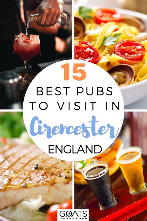 15 Best Pubs to Visit in Cirencester, England Pub Grub, England Top, Best Pubs, Green Curry, Pub Crawl, Beer Garden, Cozy Atmosphere, Wine Drinks, Mole