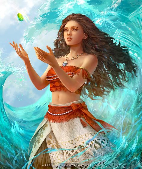 Disney Princess Moana, Disney Princess Anime, Princesas Disney Anime, Image Princesse Disney, Animation Disney, Disney Princess Artwork, Disney Princess Fan Art, Prințese Disney, Disney Princess Images