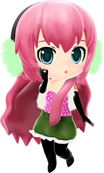 Megurine Luka [V2] : Happy Synthesizer / Chibi [Project Mirai] Project Mirai, Hologram Projection, Vocaloid Modules, Megurine Luka, Live Concert, Hatsune Miku, Design Working, Anime Style, Vocaloid