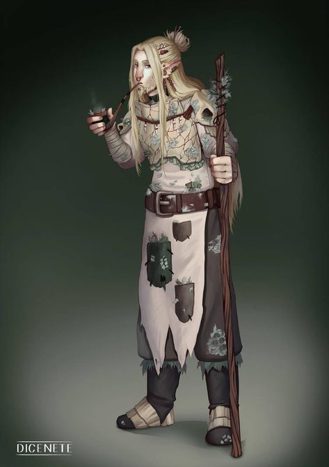 Firbolg Fighter, Dnd Firbolg, Dnd Druid, Character Commission, Pathfinder Character, Dungeons And Dragons Characters, Dnd Art, Dungeons And Dragons Homebrew, For My Friend