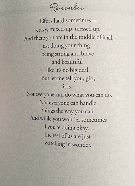 Sometimes Life Is Hard Quotes, Life Is Hard Quotes, Hard Quotes, Done With You, Encouraging Quotes, Life Is Hard, Mess Up, Encouragement Quotes, What You Can Do