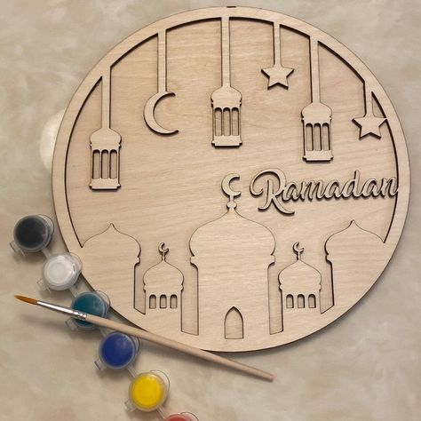 Curious Button DIY Beautiful Unfinished Wooden Ramadan Wall Sign for Home Decor, Ramadan Mubarak Moon Ornament Home Wall Door Decor Eid Mubarak Party Supplies (Set of 2, 8 Inches) https://haoser.com/products/curious-button-diy-beautiful-unfinished-wooden-ramadan-wall-sign-for-home-decor-ramadan-mubarak-moon-ornament-home-wall-door-decor-eid-mubarak-party-supplies-set-of-2-8-inches Haoser #Bestseller Diy Eid Decorations, Moon Ornament, Button Diy, Fab Lab, Eid Decoration, Diy Buttons, Wall Door, Ramadan Mubarak, Eid Mubarak