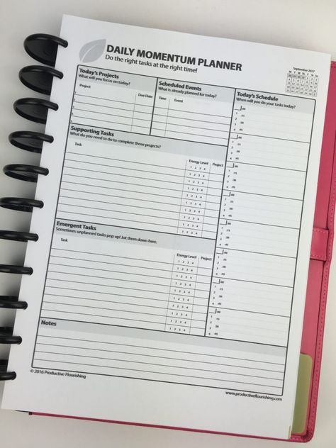 daily momentum planner review productive flourishing task goal setting project management planner pen and paper undated diy Manager Planner, Business Weekly Planner, Personal Project Planners, Functional Planner Layout, Bullet Journal Work Schedule, Work Schedule Bullet Journal, Planner Review, Planner Pens, Project Management Tools