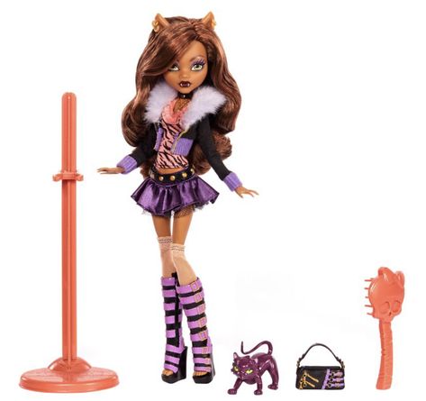 Monster High Clawdeen Wolf, Monster High Clawdeen, Original Monster, Monster High Pictures, Clawdeen Wolf, Mattel Shop, Peep Toe Boots, Doll Games, Ruffled Skirt