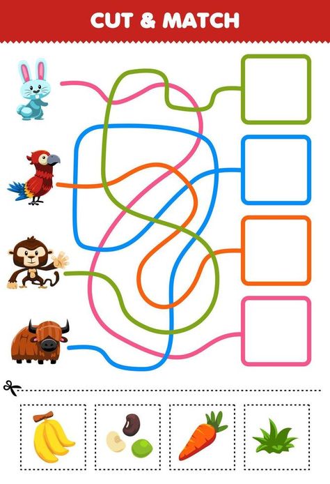 Preschool Pattern Worksheets, Preschool Patterns, Dog Wolf, Cute Cartoon Rabbit, Preschool Workbooks, Pattern Worksheet, Game For Children, Alphabet Worksheets Preschool, Cartoon Rabbit