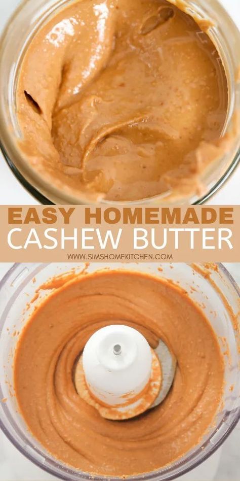 Make this easy homemade cashew butter in no time at all! Use this nut butter as a spread, add to baked goods and more! Cashew Nut Butter, Drink Inspiration, Best Instant Pot Recipe, Healthy Gluten Free Recipes, Tasty Healthy, Cashew Butter, Cashew Nut, Best Breakfast Recipes, Meal Recipes