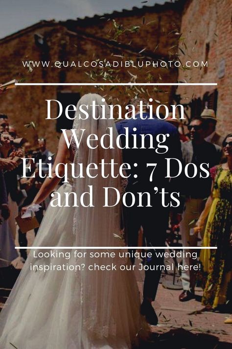 What’s the correct etiquette for planning a destination wedding? Read these 7 Dos and Don’ts for planning a destination wedding on the blog! Destination Wedding Etiquette, Destination Wedding Details, Wedding Itinerary, Winery Tours, Wedding Etiquette, Destination Wedding Inspiration, Wedding Photography Packages, Destination Wedding Venues, Photography Packaging