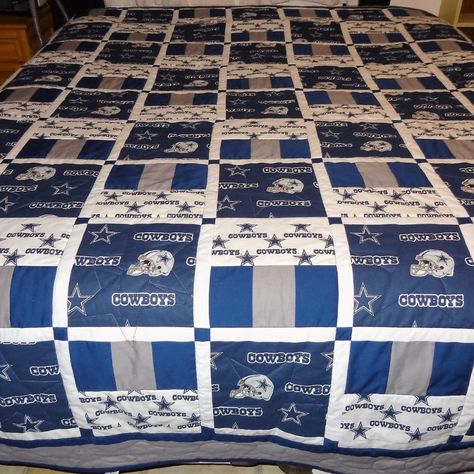 Dallas Cowboys Quilt, Cowboys Quilt, Dallas Cowboys Blanket, Camo Quilt, Football Quilt, Cowboy Quilt, Sports Quilts, Dallas Cowboy, Texas Style