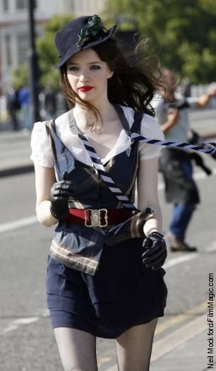 OH MY GOD!! Talulah Riley, St Trinians, Waterloo Bridge, Lena Headey, Movie Costumes, Vivienne Westwood, Celebrities Female, Actors & Actresses, Film