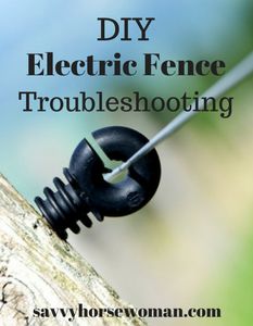 DIY Electric Fence Troubleshooting by Savvy Horsewoman Diy Electric Fence, Equestrian Diy, Homemade Fly Spray, Natural Fly Repellant, Fly Spray For Horses, Pasture Fencing, Electric Fencing, Barn Hacks, Fly Spray