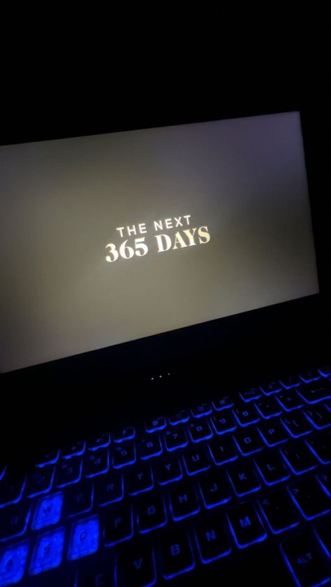 #365days #aesthetic Fake Day Snaps, Movie Laptop Aesthetic, Movie Laptop Snap, Laptop Movie Snapchat Story, 365 Days Aesthetic, 365 Days Movie Scenes, Laptop Movie Snap, 365 Days Movie, Good Intentions Quotes