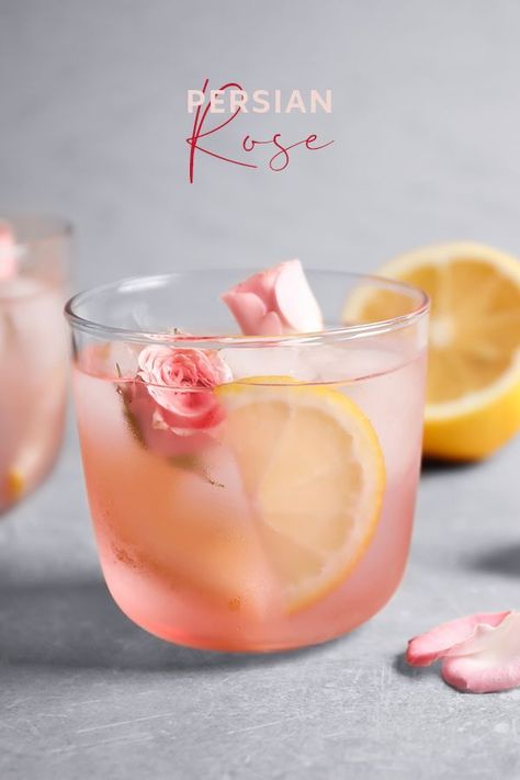 Rose Drink, Cocktail Gin, Rose Cocktail, Gin Cocktail Recipes, Craft Gin, Fancy Drinks, Cocktail Drinks Recipes, Pretty Drinks, A Match Made In Heaven