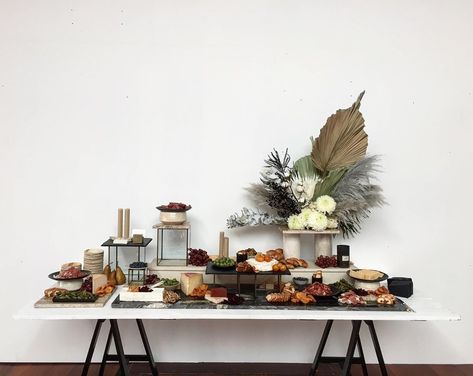 Grazing Table Styling, Simple Grazing Table, Cheese Grazing Table, Mission Wedding, Buffet Set Up, Catering Table, Large Events, Grand Opening Party, Buffet Decor