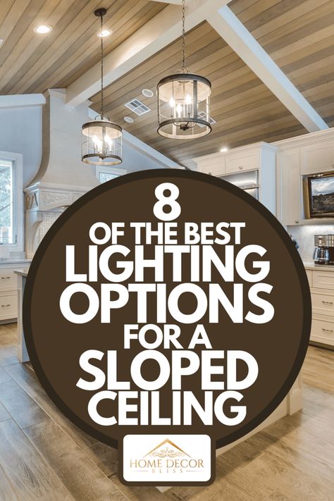 Lighting Sloped Ceiling, Sloped Ceiling Lighting, Entry Way Lighting, Cathedral Ceiling Living Room, Vaulted Ceiling Bedroom, Entryway Lamps, Staircase Lighting Ideas, Vaulted Ceiling Lighting, Entryway Light Fixtures