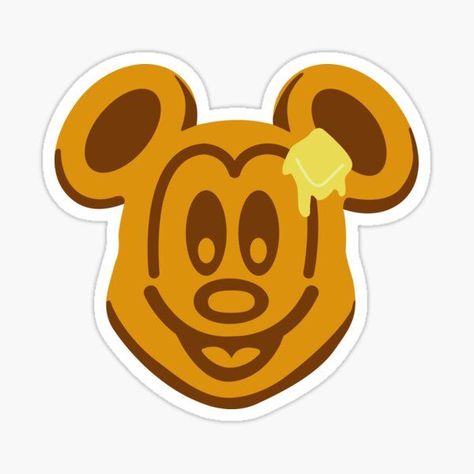 Disney Stickers Printables, Mickey Waffle, Disney Cruise Magnets, Mickey Mouse Stickers, Imessage Sticker, Disneyland Birthday, Disney Printables, Cruise Door, Disney Sticker