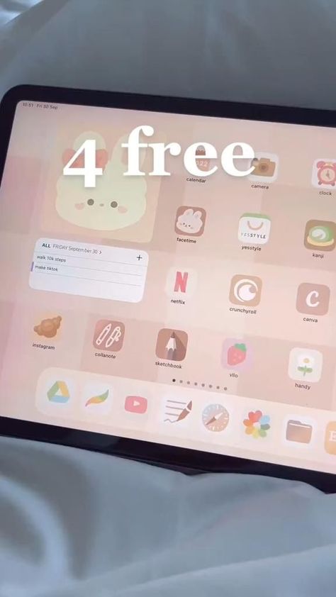 4 Free Apps For Your iPad weeklymealplannerprintable #plannerpdf #commonplanner Ipad Organizer, Ipad Computer, Free Daily Planner, Ipad Essentials, Planner Writing, Ipad Hacks, Ipad Tutorials, Custom Ipad, Free Calendar