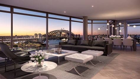 OPERA RESIDENCES, 71 Macquarie Street , Sydney, Image 1 Loft Suite, Apartamento New York, Penthouse Aesthetic, Sydney Apartment, Single Apartment, Penthouse Design, Luxury Mansion, Luxury Penthouse, Interior Design Advice