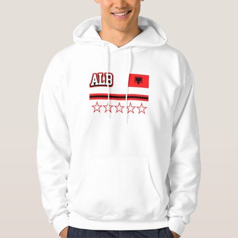 Albania Flag Hoodie - Albania Logo Batman, Dive Flag, Switzerland Flag, California Hoodie, Online High School, Handwritten Text, Mens Fashion Shoes, Mens Sweatshirts Hoodie, Vintage Logo