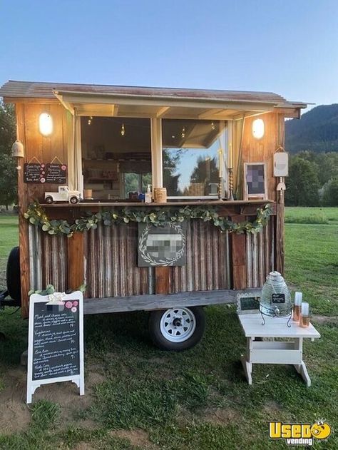 Foodtrucks Ideas, Woodworking Carving, Coffee Food Truck, Bar On Wheels, Mobile Cafe, Catering Trailer, Mobile Coffee Shop, Coffee Trailer, Travel Bar