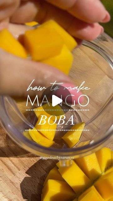 Boba Mango, Mango Tapioca, Mango Boba, Kitchen Surface, Tapioca Starch, Tapioca Pearls, Tapioca Flour, Long Rope, In Between