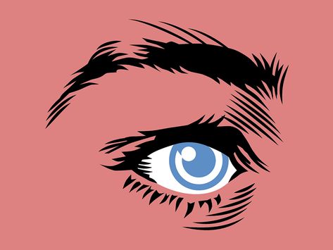 Blinking Eye Animation, Eyes Blinking, Eye Animation, Illusion Gif, Simpsons Drawings, Eye Illustration, Cartoon Eyes, Graphics Animation, Animation Tutorial