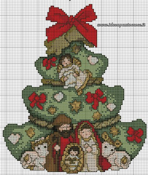 Cross Stitch Christmas Tree, Stitch Christmas Tree, Christian Cross Stitch, Holiday Cross Stitch, Xmas Cross Stitch, Cross Stitch Christmas, Cross Stitch Tree, Cross Stitch Christmas Ornaments, Stitch Christmas