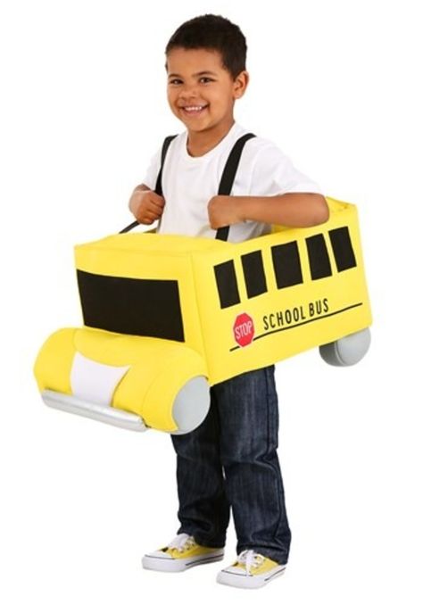 School Bus Costume, Driver Outfit, School Bus Party, School Costume, Yellow School Bus, Toddler Car, School Bus Driver, Wheels On The Bus, Baby Fairy