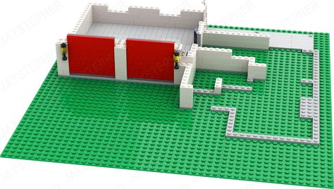 This is the second tutorial on building one of my custom LEGO homes. I will show how to assemble a garage door and give building techniques on how to install two garage doors side by side. This technique may work with any LEGO building, house, and/or home.  Check out my LEGO build videos and SUBSCRIBE https://goo.gl/XYWAB3 ! Lego Garage Door, Lego Fallout, Lego Home, Lego Tutorials, Garage Construction, Lego Builder, Building House, Lego House, Building Techniques